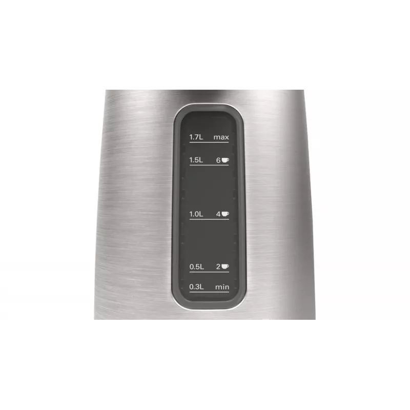 Bosch TWK5P480 rýchlovarná kanvica 1,7 L 2400 W čierna, nerez