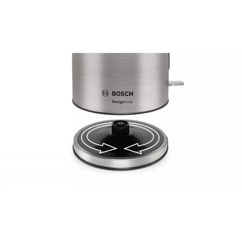 Bosch TWK5P480 rýchlovarná kanvica 1,7 L 2400 W čierna, nerez