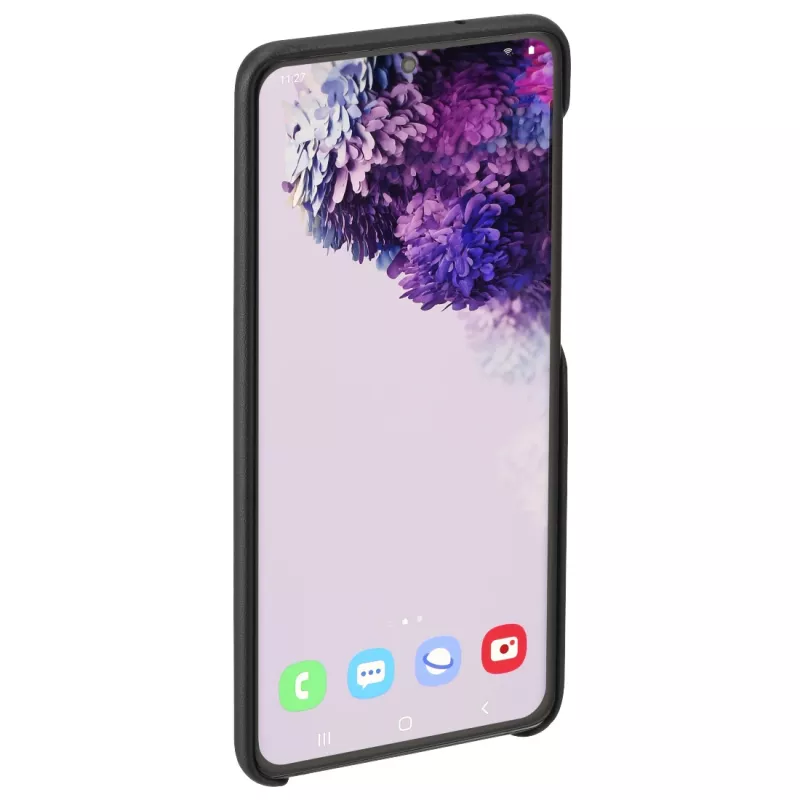 Hama Essential Line Finest Sense 00196839 zadný kryt pre Samsung Galaxy S20+ / S20+ 5G, umelá koža, čierny