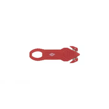 Wedo rezačka fólie červená Wedo 44 mm šírka 132 mm dĺžka 4 mm hrúbka