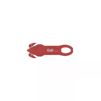 Wedo rezačka fólie červená Wedo 44 mm šírka 132 mm dĺžka 4 mm hrúbka