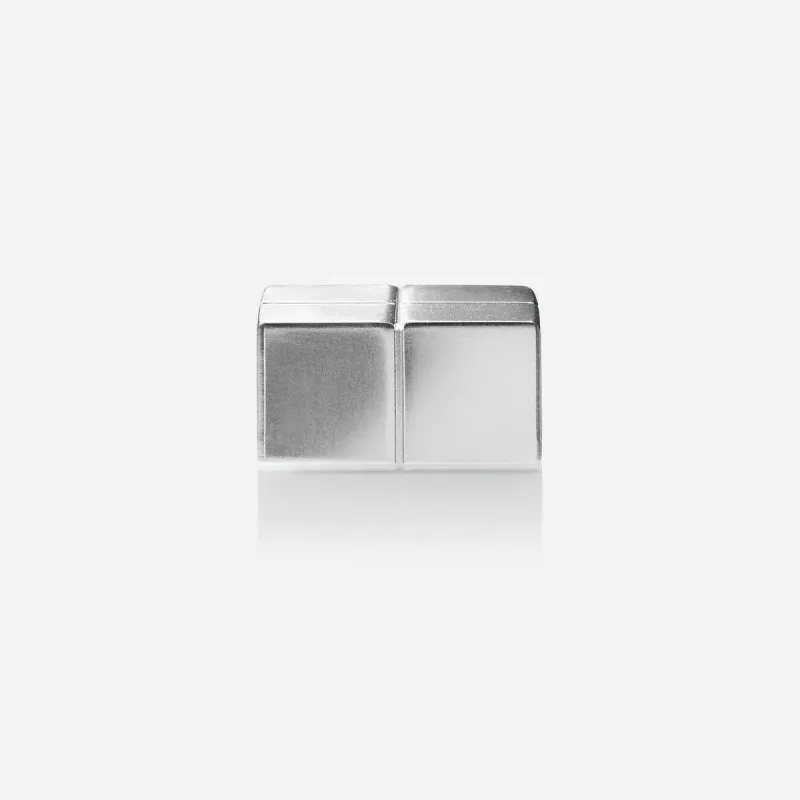 Tvorivý magnet štvorcový Sigel BA705 neodým strieborný 20x20x10mm