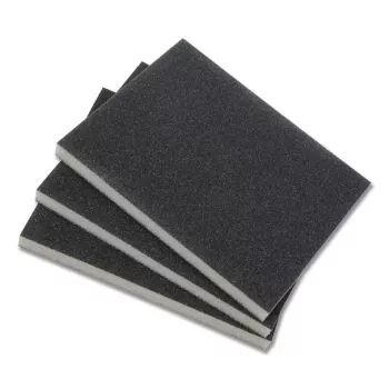 Brúsna špongia KWB 089030 hrubé zrno 3 kusy 125 mm x 100 mm x 1 cm