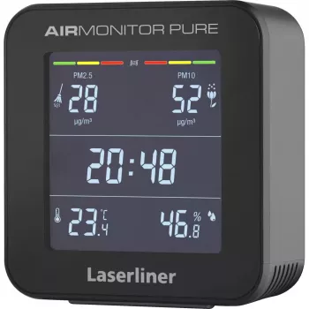 Laserliner AirMonitor PURE čierny rozsah teplôt -9.9 až 50 °C