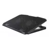 Hama čierna kovová chladiaca podložka na notebook 39,6 cm (15,6