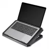 Hama čierna kovová chladiaca podložka na notebook 39,6 cm (15,6