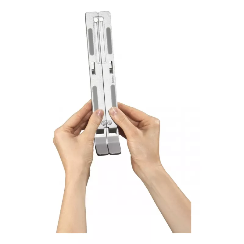 Hama hliníkový stojan na notebook strieborný 39,6 cm (15,6 inch)