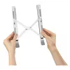 Hama hliníkový stojan na notebook strieborný 39,6 cm (15,6 inch)