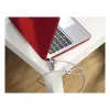 Hama Light zámok na notebook, 4-miestna kombinácia, uhlíková oceľ, strieborný