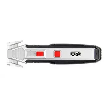 Rezací nôž Wedo 78 888 čierny červený strieborný lámaná čepeľ 50 mm šírka 175 mm dĺžka