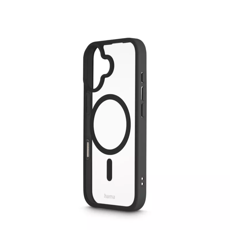 Hama Frame Protect 00232381 magnetický kryt na telefón Apple iPhone 17, priehľadný/čierny