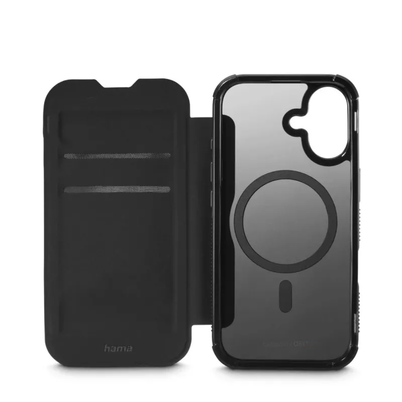 Hama Extreme Protect 00232380 magnetické knižkové puzdro na telefón Apple iPhone 17, čierne