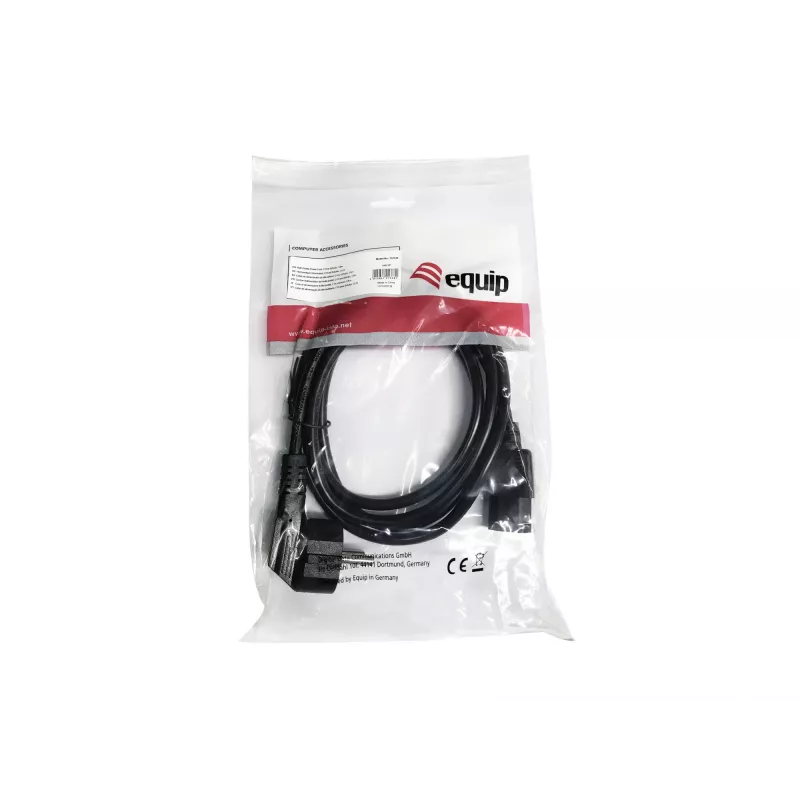 Equip High Quality napájací kábel, C13 na Schuko, 1,8 m