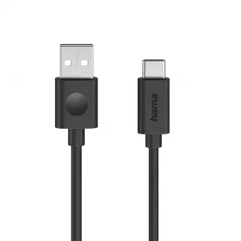 Hama 00086447 USB kábel USB 2.0 1,2 m USB A USB C čierny
