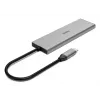 Hama 00200147 rozbočovač rozhraní USB Type-C 10000 Mbit/s sivý