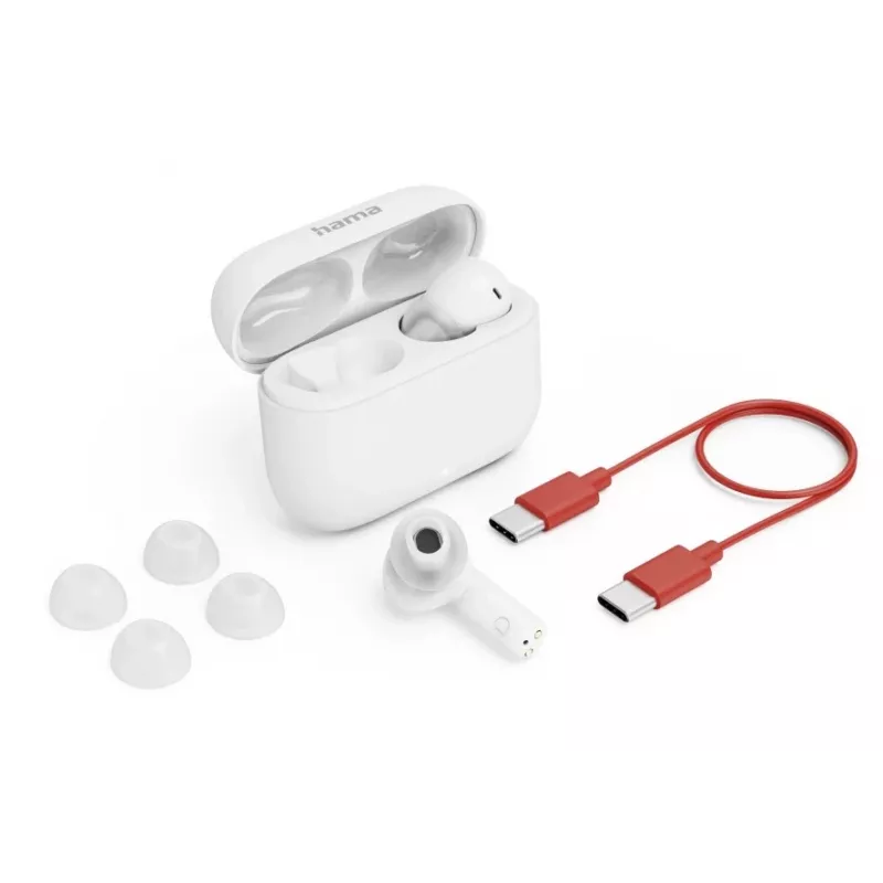 Hama Passion Clear II headset True Wireless Stereo (TWS) do uší hovory/hudba Bluetooth biela
