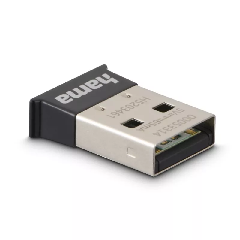 Bluetooth sieťová karta Hama 00053314 3 Mbit/s USB káblová čierna
