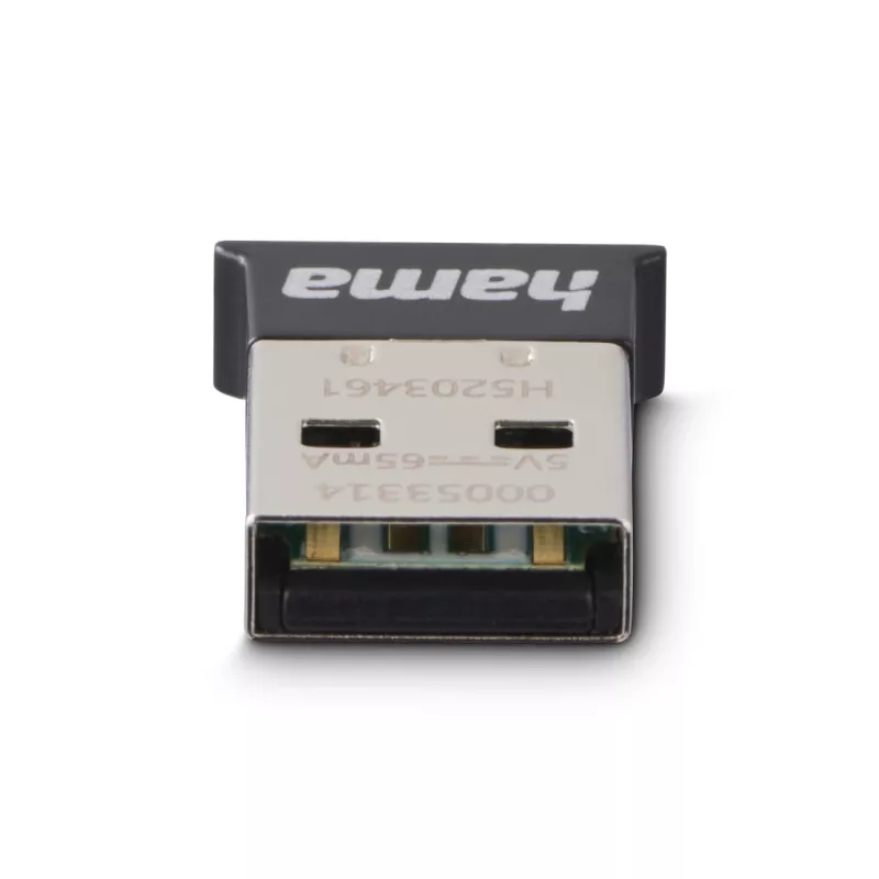 Bluetooth sieťová karta Hama 00053314 3 Mbit/s USB káblová čierna