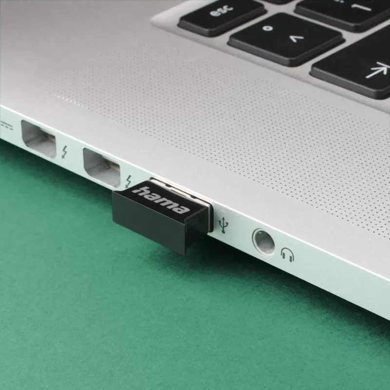 Bluetooth sieťová karta Hama 00053314 3 Mbit/s USB káblová čierna