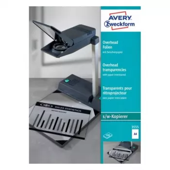 Tlačová fólia Laser A4 Avery 3555