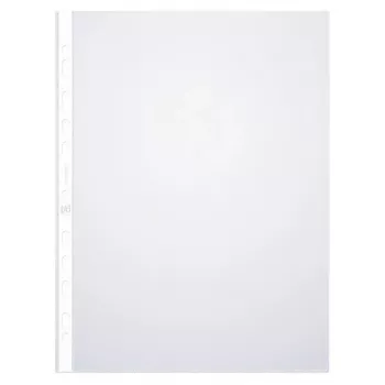 ELBA Zakladače A4, PP 0,08 mm, krištáľovo číre, univerzálne dierovanie (971508)