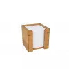 WEDO 61 707 bambusový box na poznámky s 900 listami, 90 x 90 mm