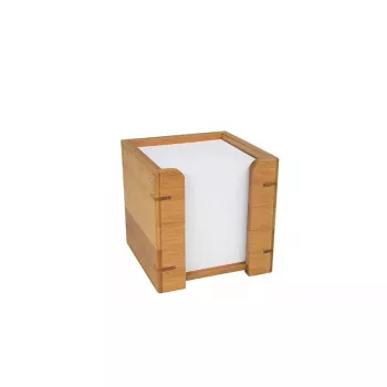 WEDO 61 707 bambusový box na poznámky s 900 listami, 90 x 90 mm