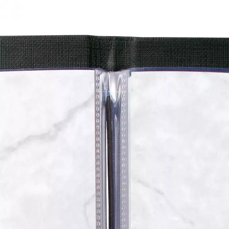 Zakladač Sigel SM111 koža plátno plast čierny A4 210x297 mm