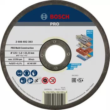 Bosch 2 608 602 383 príslušenstvo k uhlovej brúske rezný kotúč