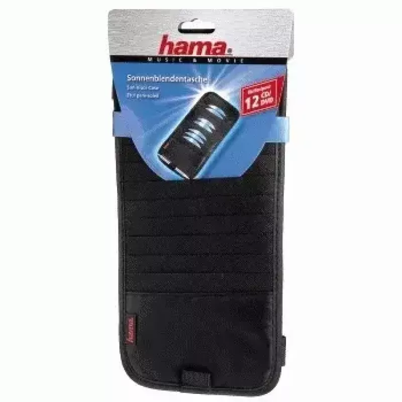 Hama puzdro na autoslnečnú clonu, 12 CD 12 diskov čierne