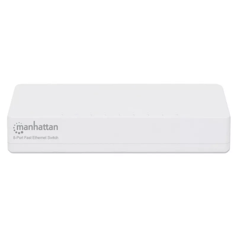 Manhattan 8-portový Fast Ethernet switch, plast, trojročná záruka, box