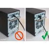 Sieťový patch kábel Goobay CAT5e, 2x 90° zahnutý RJ-45, U/UTP, 5 m, čierny