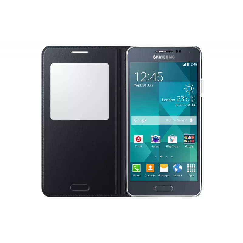 Samsung EF-CG850B puzdro na mobil Flip Case strieborná