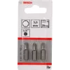 Bit do skrutkovača Bosch 2607001722 extra tvrdý Hex 3 mm 25 mm 3 kusy