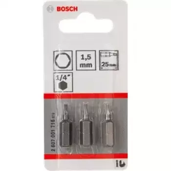 Bosch 2 607 001 716 bity do skrutkovača 3 kusy