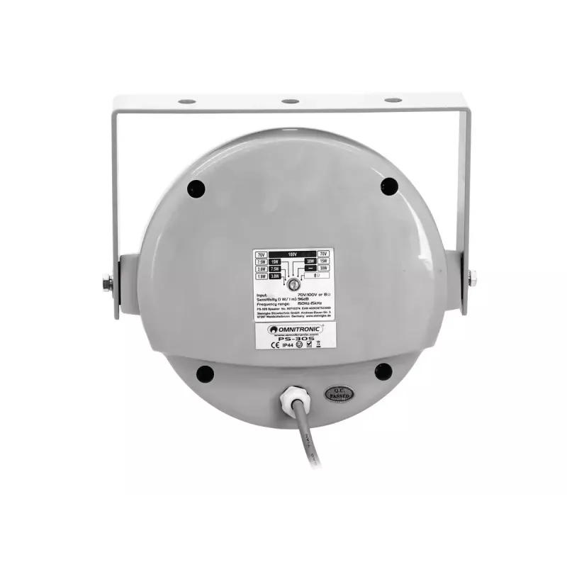 Reproduktor Omnitronic 80710374 biely káblový 30 W