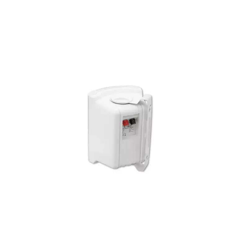 Omnitronic C-40 2-pásmový reproduktor, na stenu, 50–20000 Hz, drôtový, ABS, biely