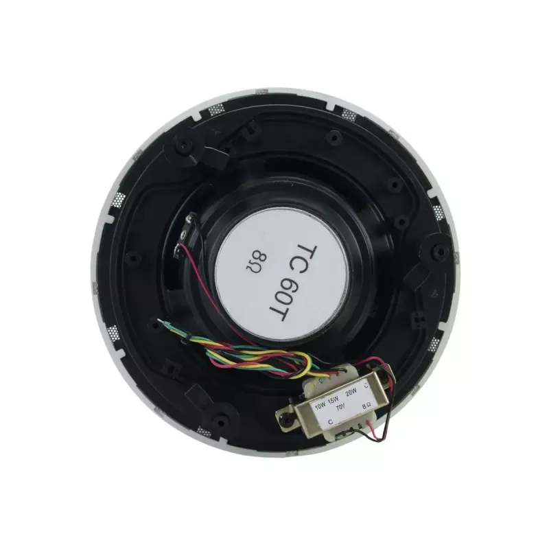 Dvojpásmový reproduktor Omnitronic 80710245 biely káblový 20 W