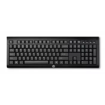 HP K2500 bezdrôtová klávesnica, Full-Size (100 %), bezdrôtová, RF Wireless, čierna