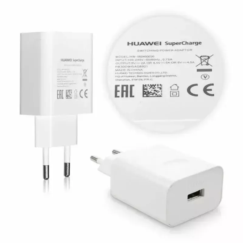 USB-C nabíjačka HUAWEI HW-050450E00 QuickCharge 5A biela — USB-C napájací zdroj