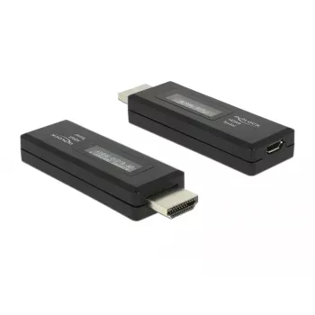 Delock 63327 HDMI tester pre EDID informácie s 2-riadkovým OLED displejom
