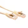 ACT slonovinový 1,5 metra U/UTP CAT5E patch kábel komponentová úroveň s RJ45 konektormi