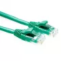 ACT zelený 3 metrový U/UTP CAT5E patch kábel komponentová kvalita s RJ45 konektormi