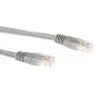 ACT sivý 1 meter LSZH U/UTP CAT6A patch kábel s RJ45 konektormi