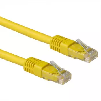 ACT žltý 7 metrov LSZH U/UTP CAT6A patch kábel s RJ45 konektormi