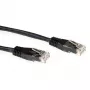 ACT IB3502 CAT6A U/UTP prepojovací kábel, RJ45, 2 m, čierny