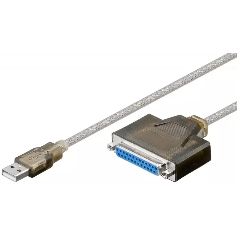 USB kábel k tlačiarni Goobay 95433 transparentný 1,5 m