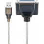 USB kábel k tlačiarni Goobay 95433 transparentný 1,5 m