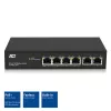 ACT 6-portový sieťový switch, 10/100 Mbit/s, 4x PoE+ (30 W) port
