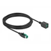 USB predlžovací kábel s napájaním DeLOCK 85983 12 V 4 m čierny